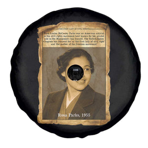 Vintage Rosa Parks Spare Tire Cover First Lady Of Civil Rights TS12 Print Your Wear