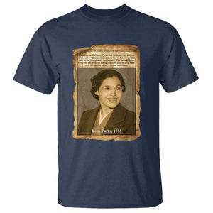Vintage Rosa Parks T Shirt First Lady Of Civil Rights TS12 Navy Print Your Wear