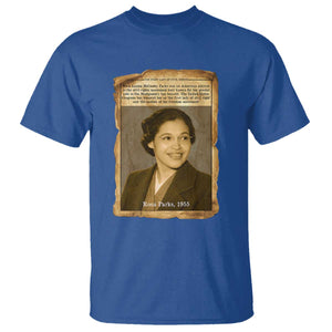 Vintage Rosa Parks T Shirt First Lady Of Civil Rights TS12 Royal Blue Print Your Wear