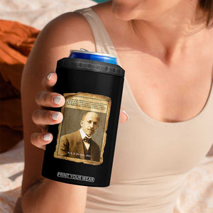 Vintage Newspaper W E B Du Bois 4 in 1 Can Cooler Tumbler Civil Rights Pioneer TS12 Print Your Wear