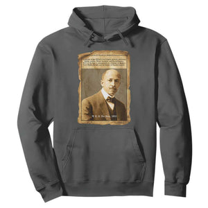 Vintage Newspaper W E B Du Bois Hoodie Civil Rights Pioneer TS12 Dark Heather Print Your Wear