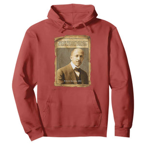 Vintage Newspaper W E B Du Bois Hoodie Civil Rights Pioneer TS12 Red Print Your Wear