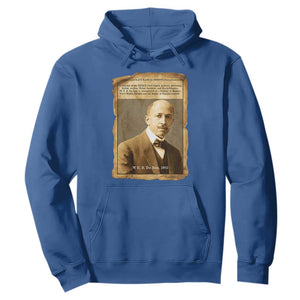 Vintage Newspaper W E B Du Bois Hoodie Civil Rights Pioneer TS12 Royal Blue Print Your Wear