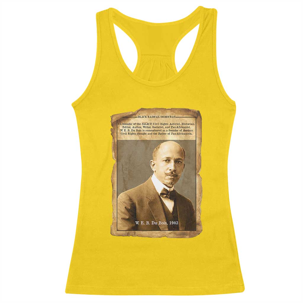 Vintage Newspaper W E B Du Bois Racerback Tank Top Civil Rights Pioneer TS12 Daisy Print Your Wear