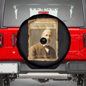 Vintage Newspaper W E B Du Bois Spare Tire Cover Civil Rights Pioneer TS12 Black Print Your Wear