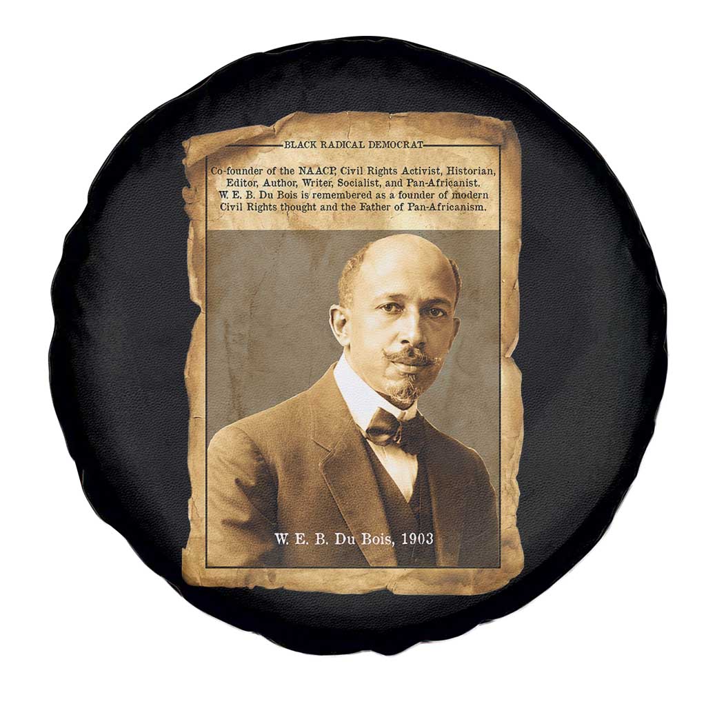 Vintage Newspaper W E B Du Bois Spare Tire Cover Civil Rights Pioneer TS12 Print Your Wear