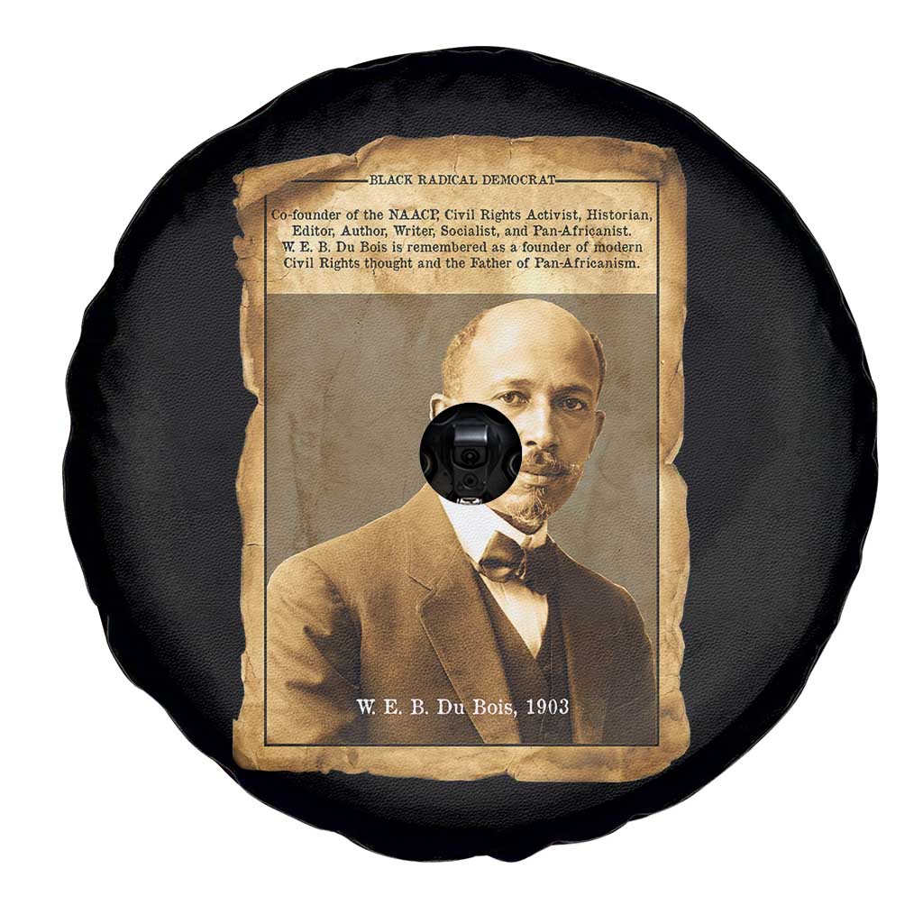 Vintage Newspaper W E B Du Bois Spare Tire Cover Civil Rights Pioneer TS12 Print Your Wear