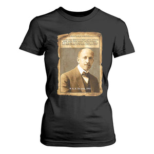 Vintage Newspaper W E B Du Bois T Shirt For Women Civil Rights Pioneer TS12 Black Print Your Wear