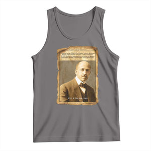 Vintage Newspaper W E B Du Bois Tank Top Civil Rights Pioneer TS12 Deep Heather Print Your Wear