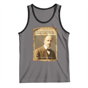 Vintage Newspaper W E B Du Bois Tank Top Civil Rights Pioneer TS12 Deep Heather Black Print Your Wear