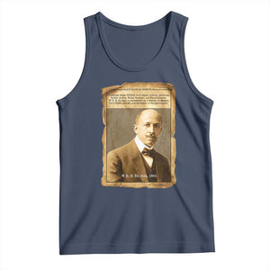 Vintage Newspaper W E B Du Bois Tank Top Civil Rights Pioneer TS12 Navy Print Your Wear