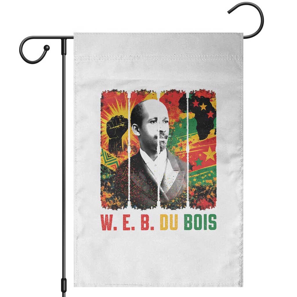 W E B Du Bois Garden Flag Civil Rights Leader Gift TS12 White Print Your Wear