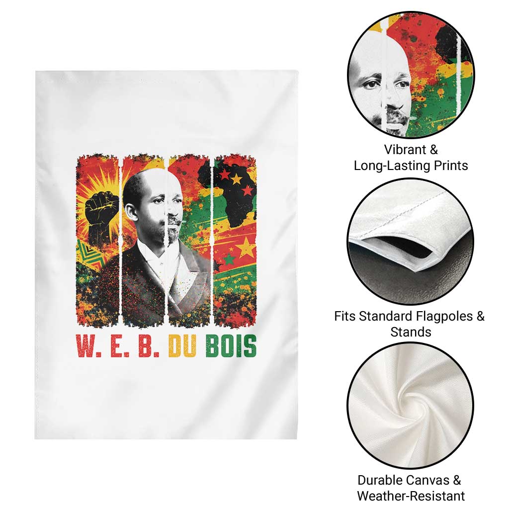 W E B Du Bois Garden Flag Civil Rights Leader Gift TS12 Print Your Wear