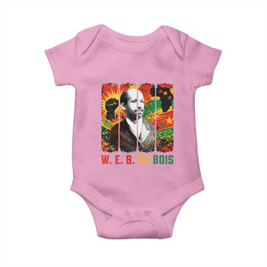 W E B Du Bois Baby Onesie Civil Rights Leader Gift TS12 Light Pink Print Your Wear
