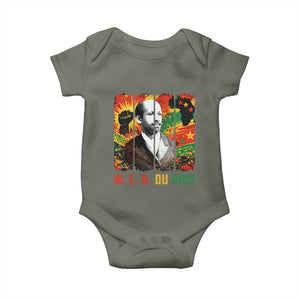 W E B Du Bois Baby Onesie Civil Rights Leader Gift TS12 Military Green Print Your Wear