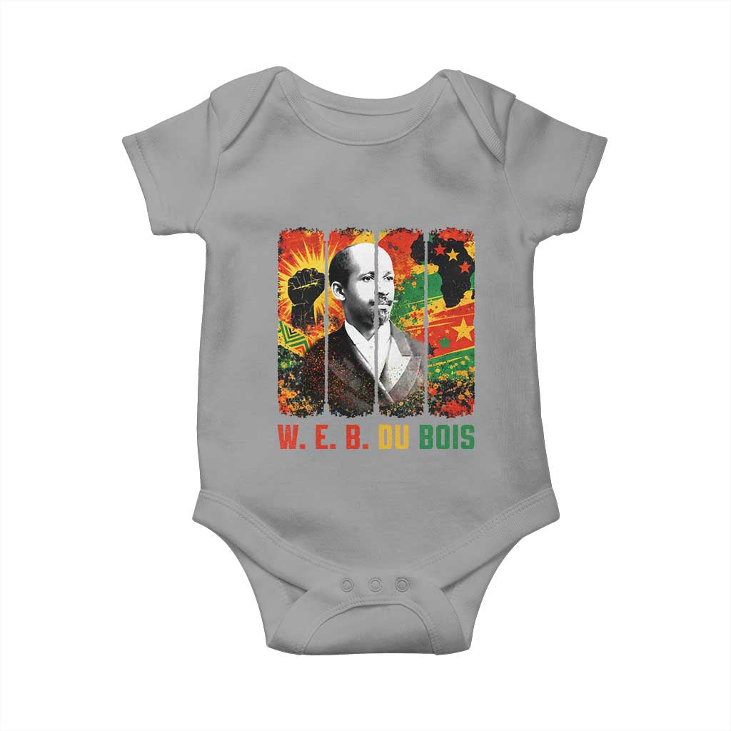 W E B Du Bois Baby Onesie Civil Rights Leader Gift TS12 Sport Gray Print Your Wear