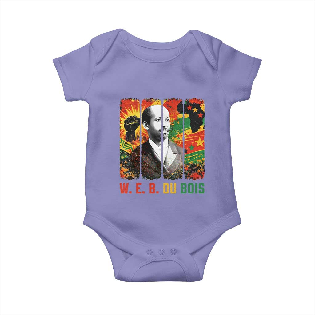 W E B Du Bois Baby Onesie Civil Rights Leader Gift TS12 Violet Print Your Wear