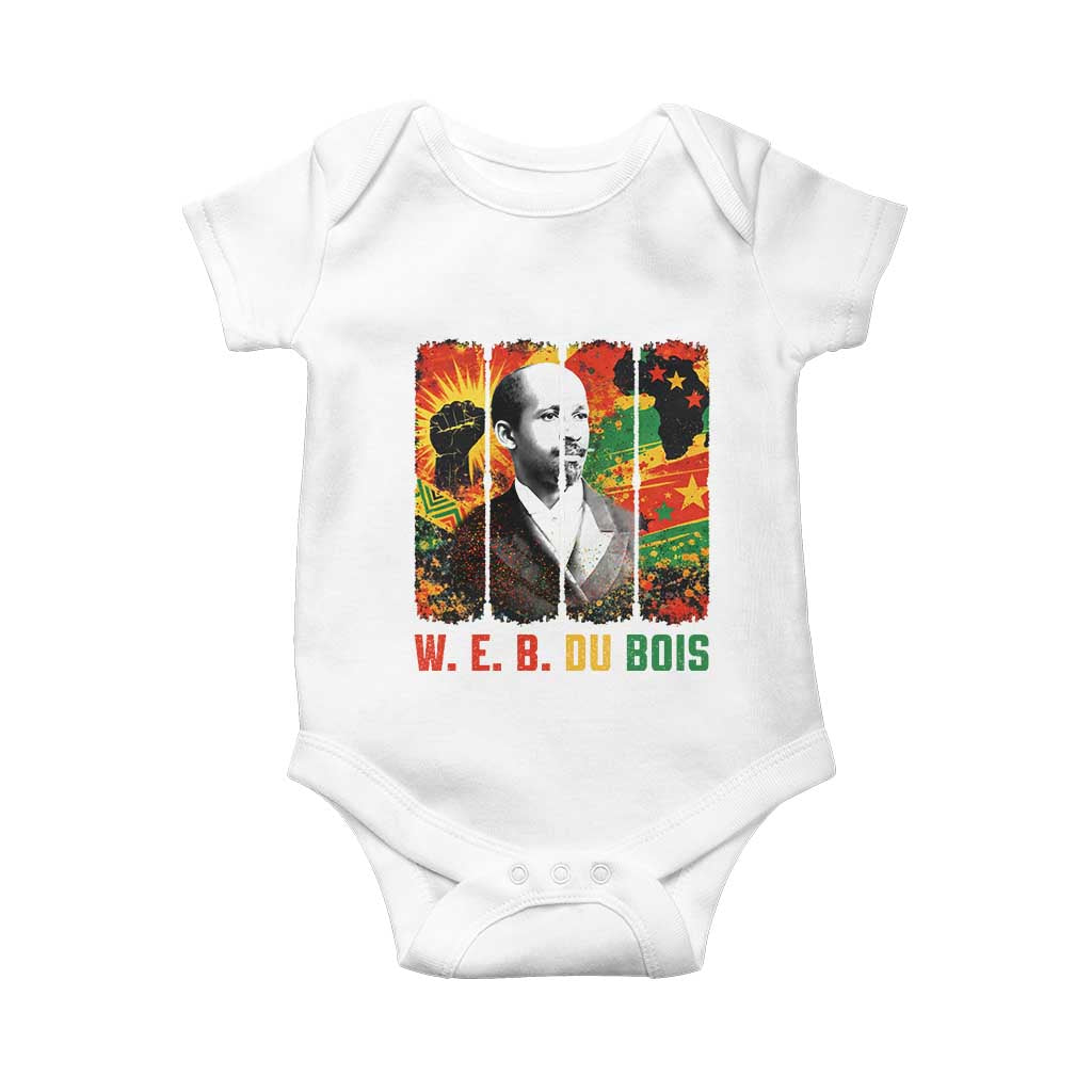 W E B Du Bois Baby Onesie Civil Rights Leader Gift TS12 White Print Your Wear
