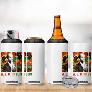 W E B Du Bois 4 in 1 Can Cooler Tumbler Civil Rights Leader Gift TS12 Print Your Wear