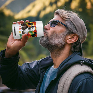 W E B Du Bois 4 in 1 Can Cooler Tumbler Civil Rights Leader Gift TS12 Print Your Wear