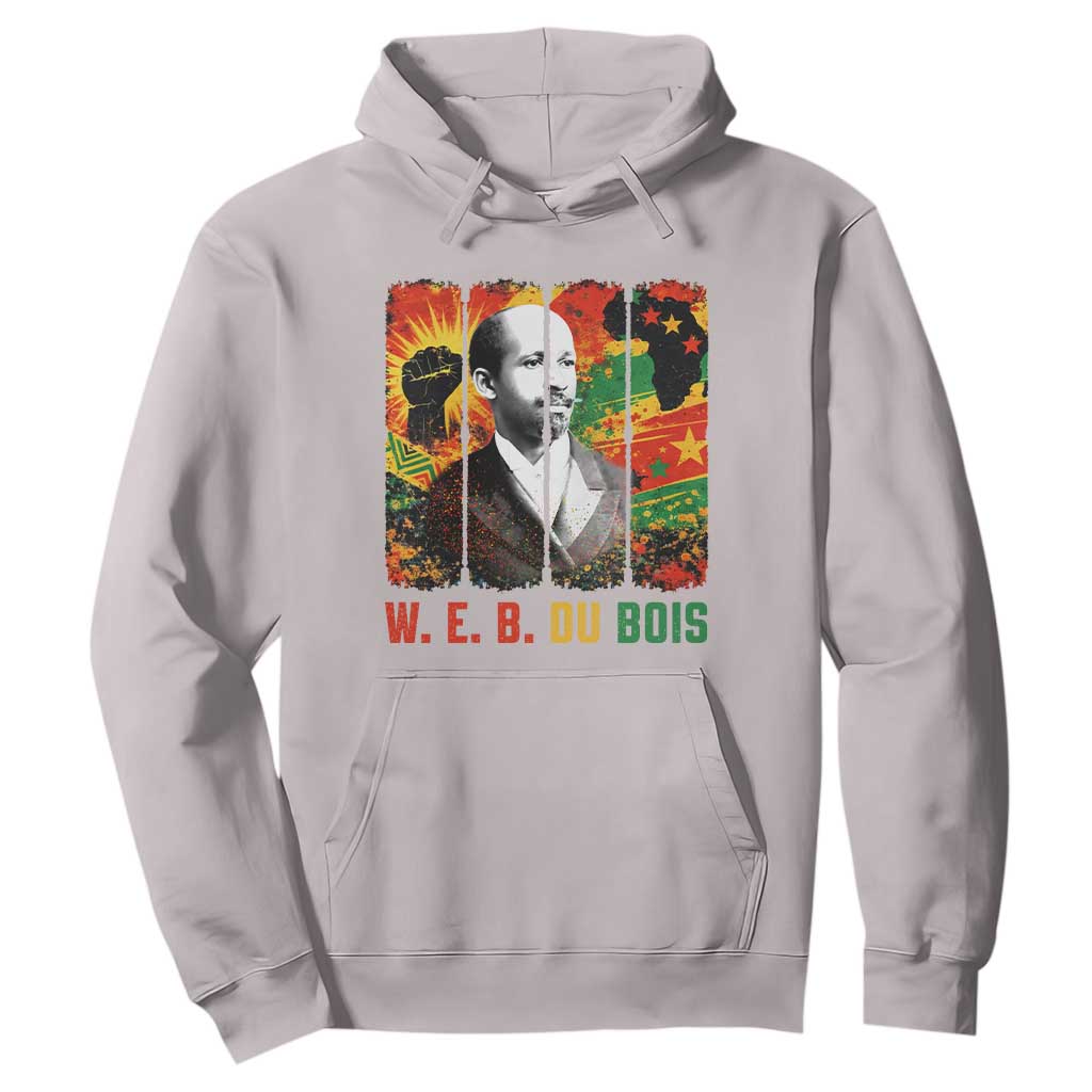 W E B Du Bois Hoodie Civil Rights Leader Gift TS12 Ice Gray Print Your Wear