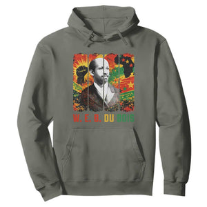 W E B Du Bois Hoodie Civil Rights Leader Gift TS12 Military Green Print Your Wear