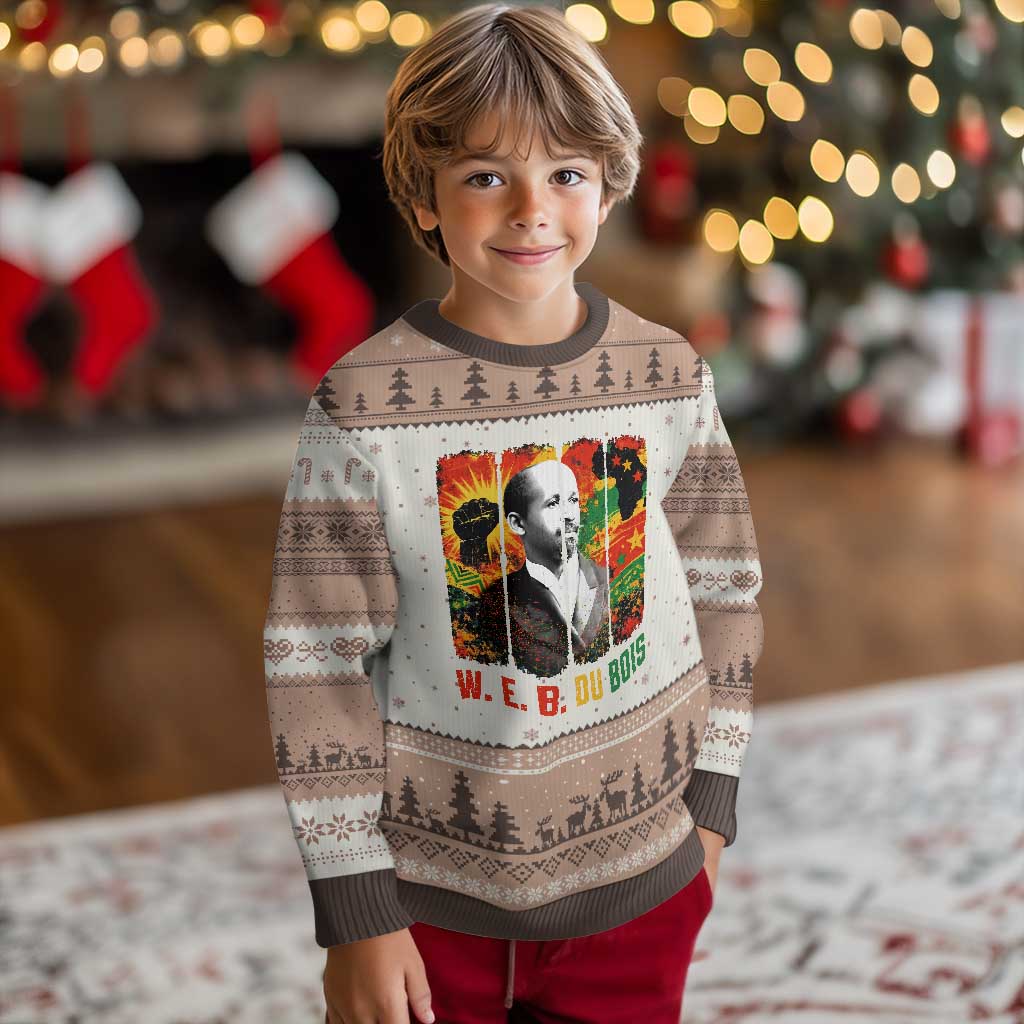 W E B Du Bois Ugly Christmas Sweater Civil Rights Leader Gift TS12 Mocha Mousse Print Your Wear