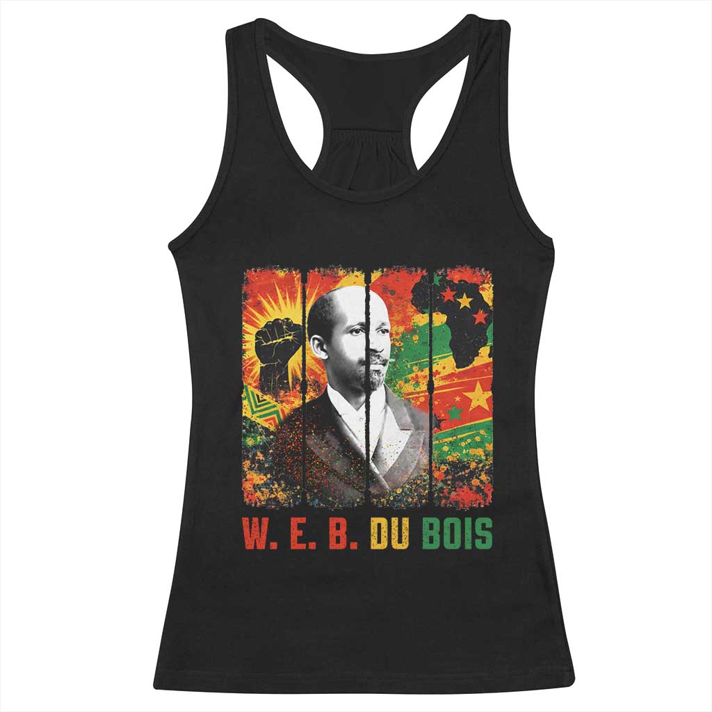 W E B Du Bois Racerback Tank Top Civil Rights Leader Gift TS12 Black Print Your Wear