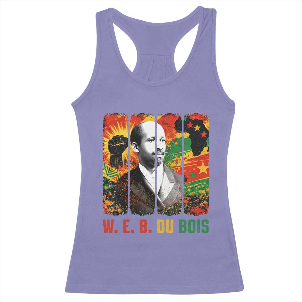 W E B Du Bois Racerback Tank Top Civil Rights Leader Gift TS12 Violet Print Your Wear