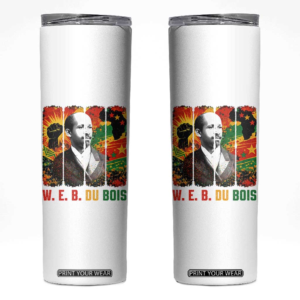 W E B Du Bois Skinny Tumbler Civil Rights Leader Gift TS12 White Print Your Wear