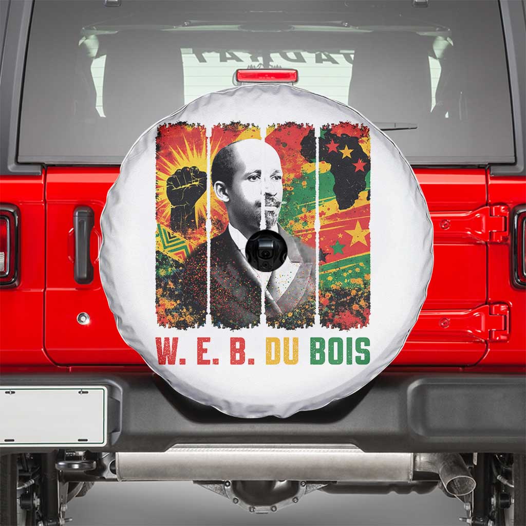 W E B Du Bois Spare Tire Cover Civil Rights Leader Gift TS12 White Print Your Wear