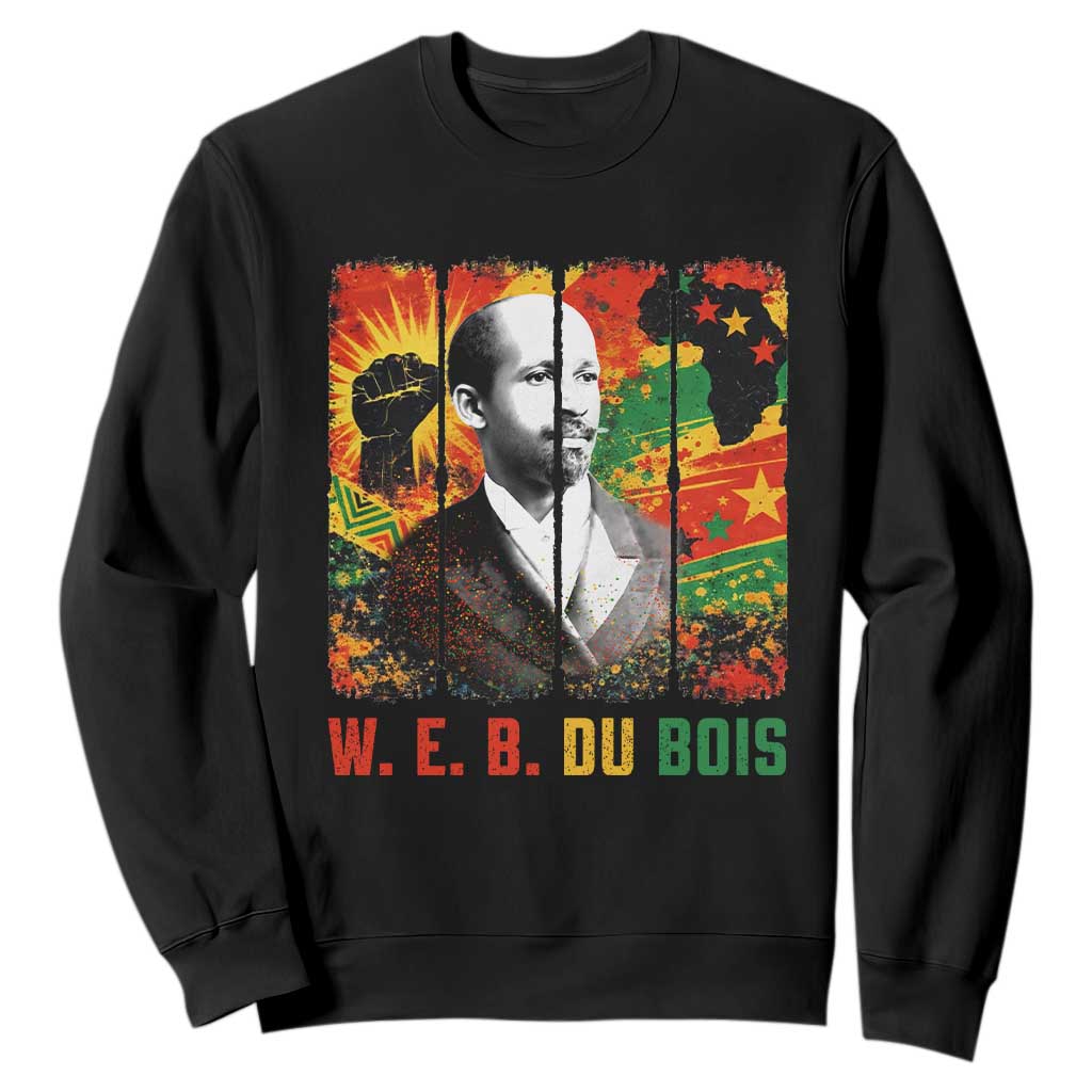 W E B Du Bois Sweatshirt Civil Rights Leader Gift TS12 Black Print Your Wear