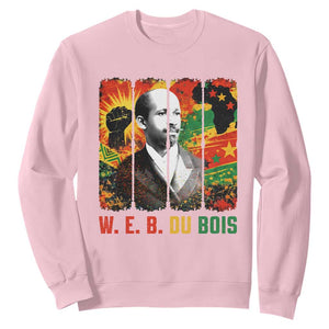 W E B Du Bois Sweatshirt Civil Rights Leader Gift TS12 Light Pink Print Your Wear