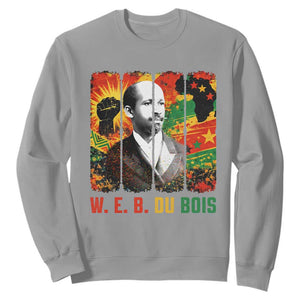 W E B Du Bois Sweatshirt Civil Rights Leader Gift TS12 Sport Gray Print Your Wear