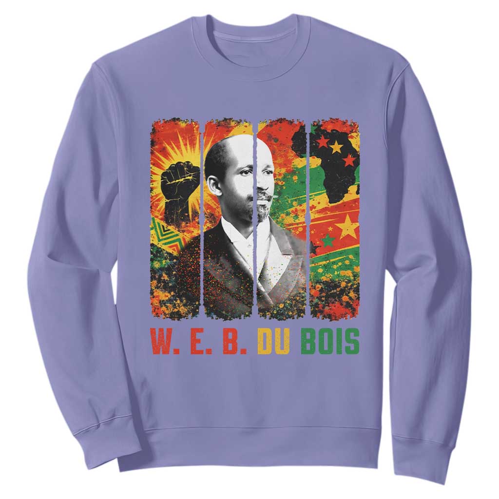 W E B Du Bois Sweatshirt Civil Rights Leader Gift TS12 Violet Print Your Wear