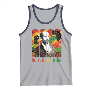 W E B Du Bois Tank Top Civil Rights Leader Gift TS12 Athletic Heather Navy Print Your Wear