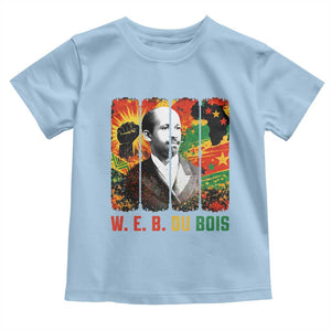 W E B Du Bois Toddler T Shirt Civil Rights Leader Gift TS12 Light Blue Print Your Wear