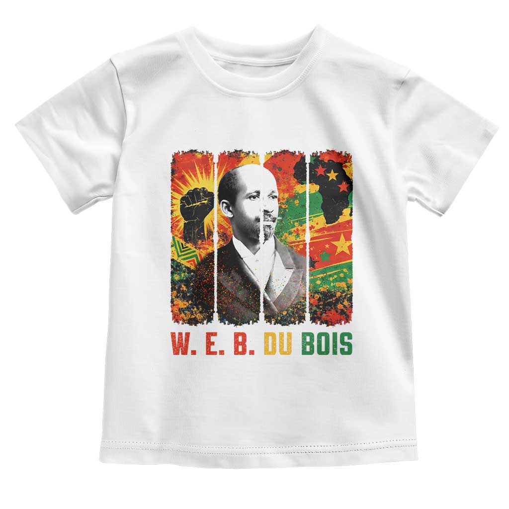 W E B Du Bois Toddler T Shirt Civil Rights Leader Gift TS12 White Print Your Wear