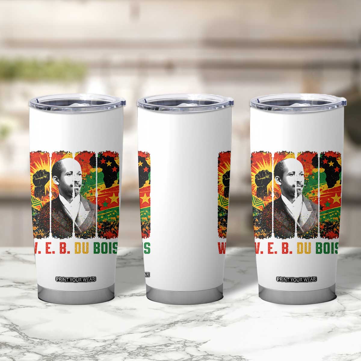 W E B Du Bois Tumbler Cup Civil Rights Leader Gift TS12 Print Your Wear