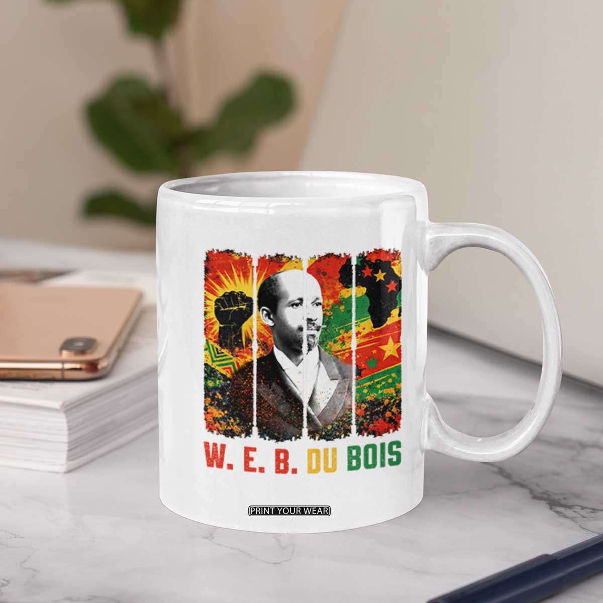 W E B Du Bois Coffee Mug Civil Rights Leader Gift TS12 Print Your Wear