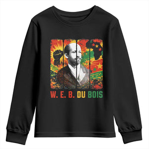 W E B Du Bois Youth Sweatshirt Civil Rights Leader Gift TS12 Black Print Your Wear