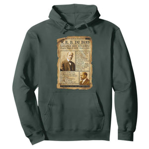 Vintage Newspaper W E B Du Bois Hoodie African American Scholar TS12 Dark Forest Green Print Your Wear