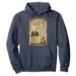 Vintage Newspaper W E B Du Bois Hoodie African American Scholar TS12 Navy Print Your Wear