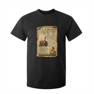 Vintage Newspaper W E B Du Bois T Shirt For Kid African American Scholar TS12 Black Print Your Wear
