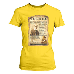 Vintage Newspaper W E B Du Bois T Shirt For Women African American Scholar TS12 Daisy Print Your Wear