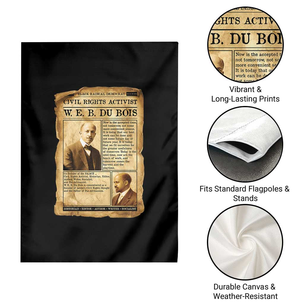Vintage Newspaper W E B Du Bois Garden Flag Civil Rights History TS12 Print Your Wear