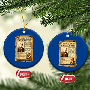 Vintage Newspaper W E B Du Bois Ceramic Ornament Civil Rights History TS12 1pc Blue Print Your Wear