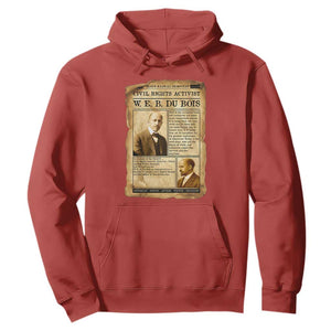 Vintage Newspaper W E B Du Bois Hoodie Civil Rights History TS12 Red Print Your Wear