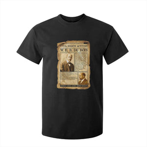 Vintage Newspaper W E B Du Bois T Shirt For Kid Civil Rights History TS12 Black Print Your Wear