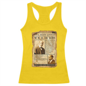 Vintage Newspaper W E B Du Bois Racerback Tank Top Civil Rights History TS12 Daisy Print Your Wear